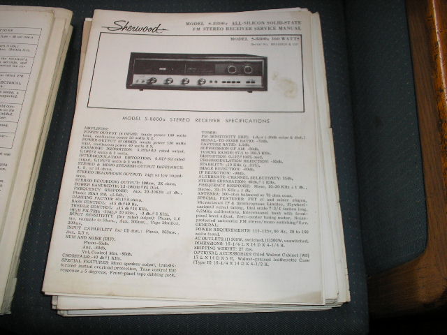 S-8800A Receiver Service Manual for Serial No. 916001 and Up.