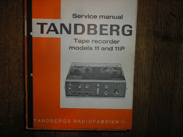 Model 11 11P Tape Recorder Service Manual 1...50 + pages..
