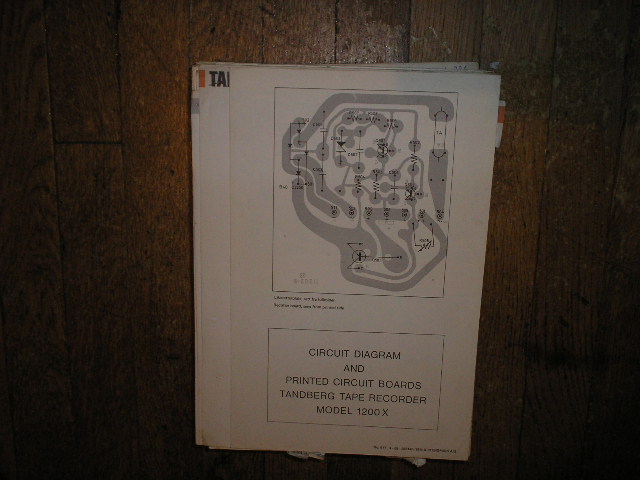 1200X Circuit and Board Diagram Manual plus some Service Bulletins