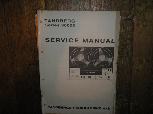 3000X Series Tape Recorder Service Manual