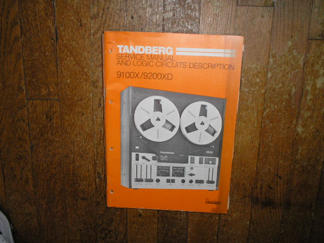 9100X 9200XD Tape Recorder Service Manual