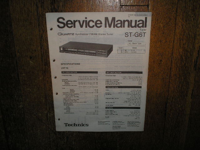 ST-G6T Tuner Service Manual