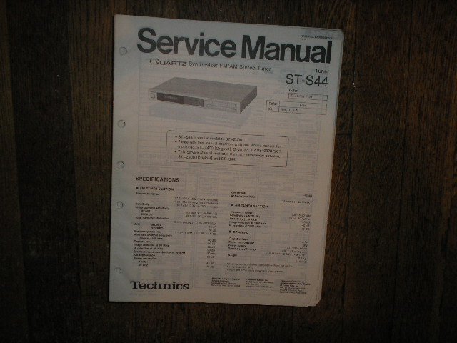 ST-S44 Tuner Service Manual