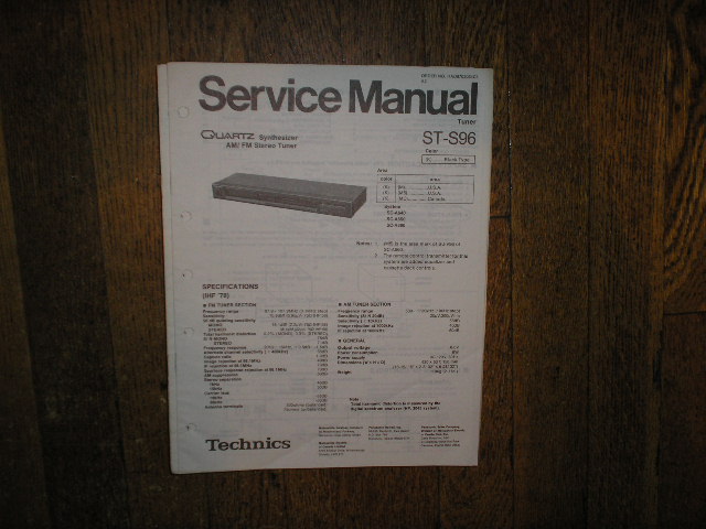 ST-S96 Tuner Service Manual