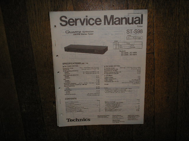 ST-S98 Tuner Service Manual
