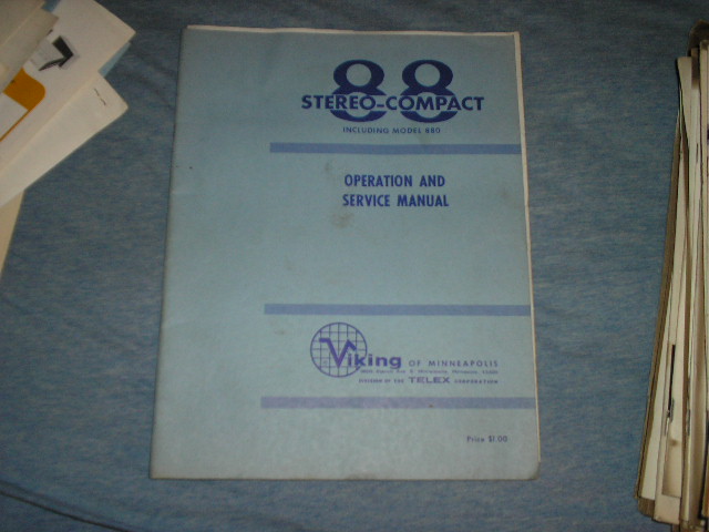 88 880 Tape Transport Operating and Service Instruction Manual