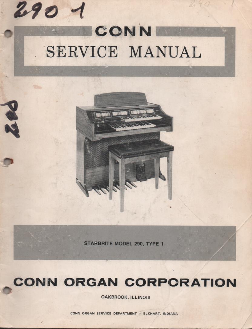 290 Starbrite Type 1 Service Manual It contains parts lists schematics and board layouts