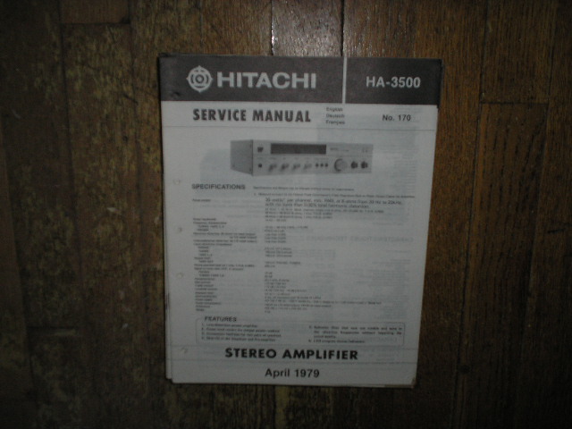HA-3500 Amplifier Service Manual