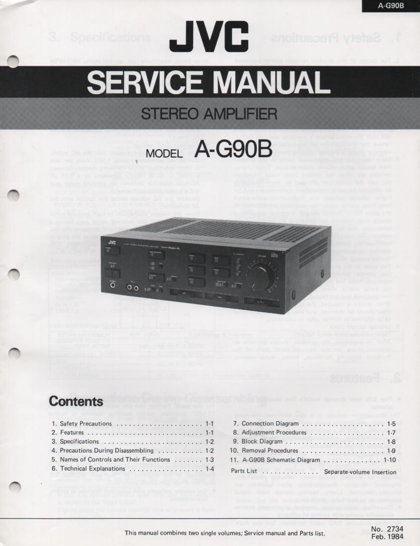 A-G90B Amplifier Service Manual