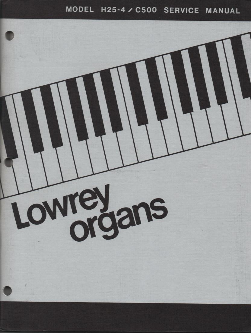 C500 Promenade Organ Service Manual.  2 Manual set..200 pages
