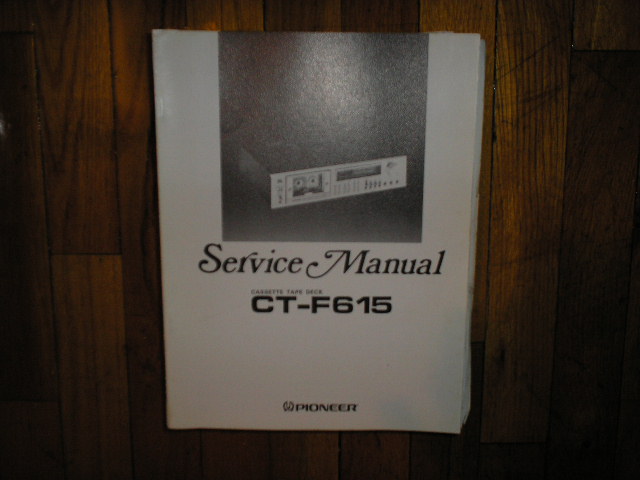 CT-F615 Cassette Deck Service Manual