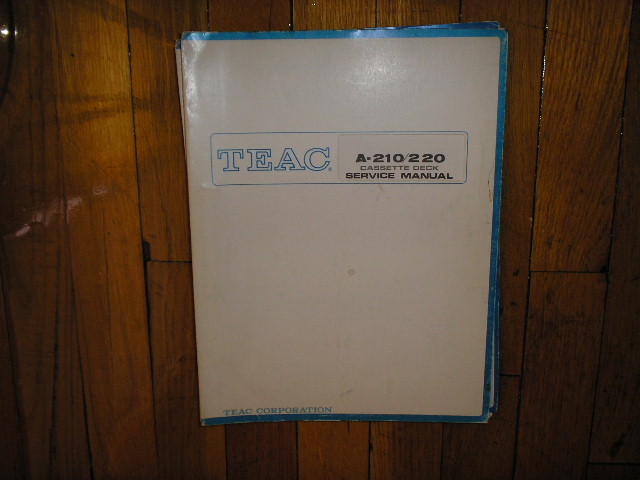 A-210 A-220 A-280 Cassette Deck Service Manual

