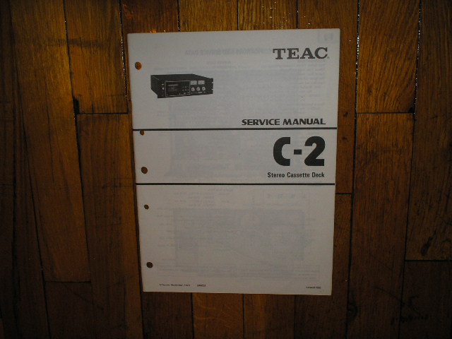C-2 Cassette Deck Service Manual