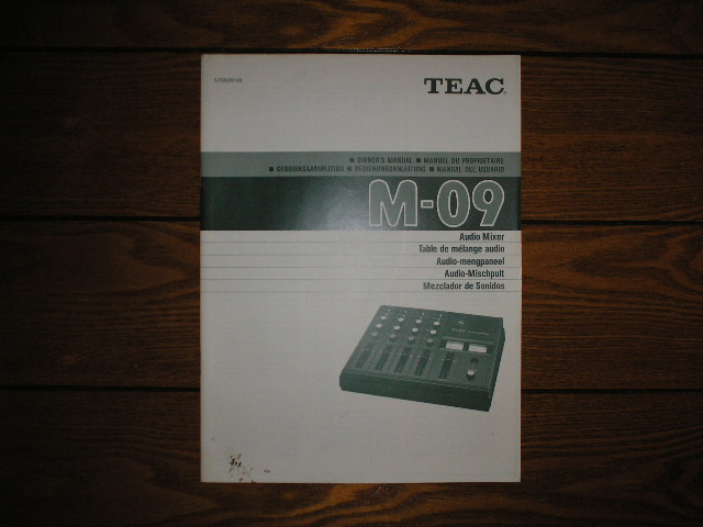 M-09 Audio Mixer Owners Manual