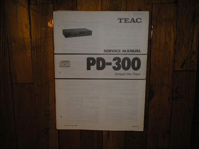 PD-300 CD Player Service Manual