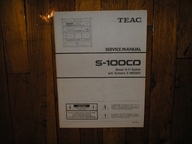 S-100CD Stereo System Service Manual