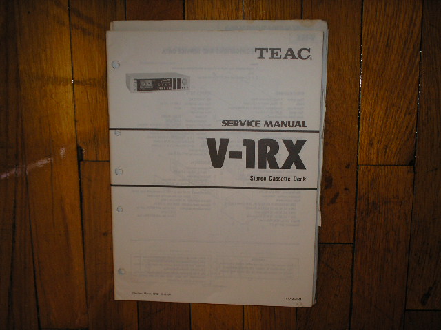 V-1RX Cassette Deck Service Manual