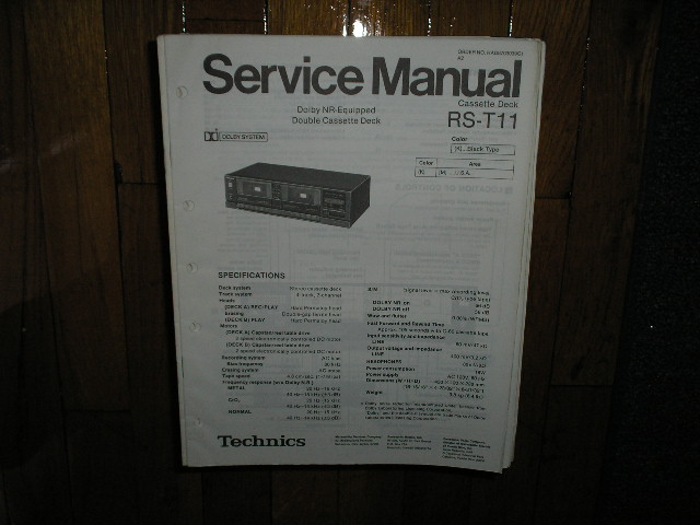 RS-T11 Cassette Deck Service Manual