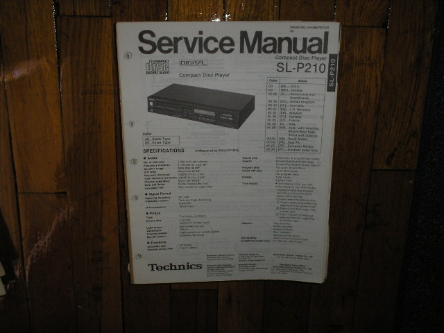 SL-P210 CD Player Operating Manual