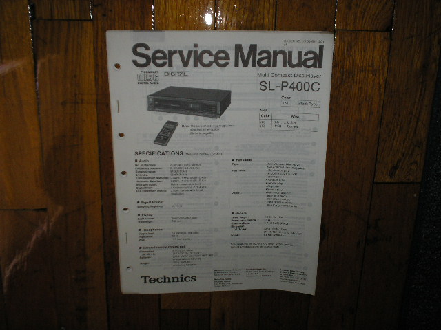 SL-P400C CD Player Service Manual