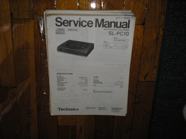 SL-PC10 CD Player Service Manual