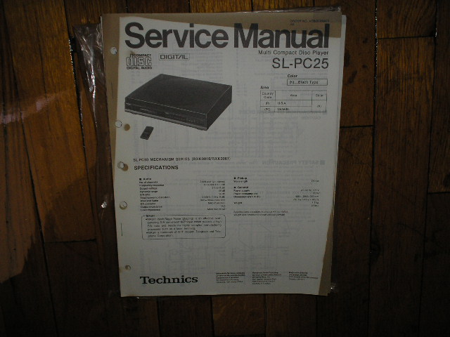 SL-PC25 CD Player Service Manual