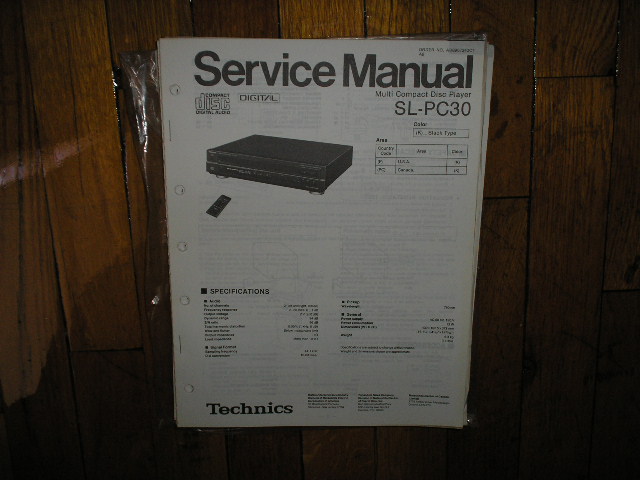 SL-PC30 CD Player Operating Manual