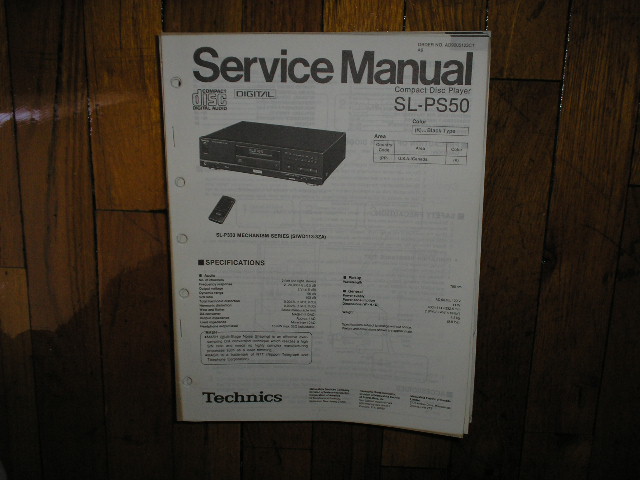 SL-PS50 CD Player Service Manual