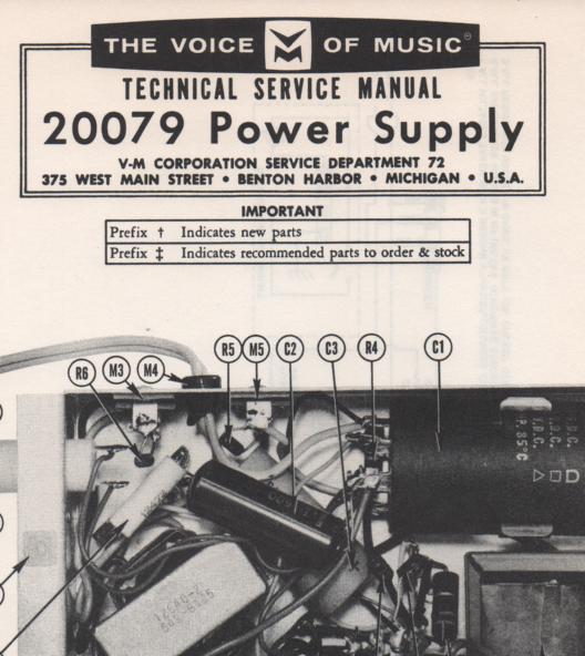 20079 Amplifier Service Manual