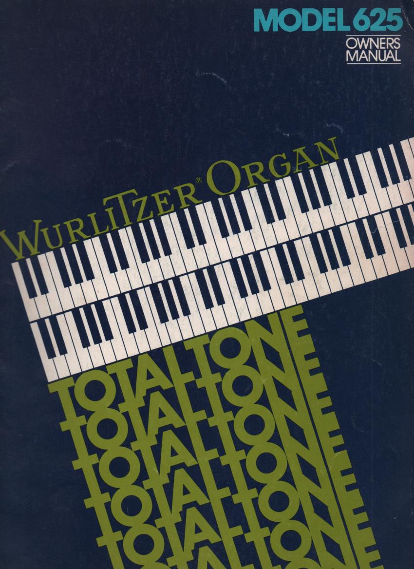625 Totaltone Owners Instruction Manual