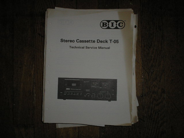 T-05 Cassette Deck Service Manual.