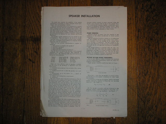 Speaker Installation Instruction Manual 2  Bogen