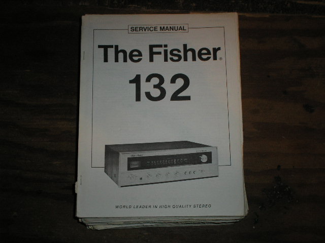 132 Receiver Service Manual  Fisher