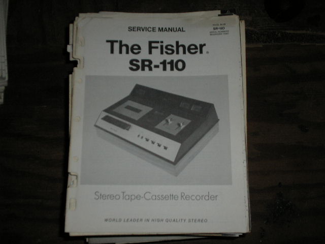 SR-110 Cassette Deck Service Manual