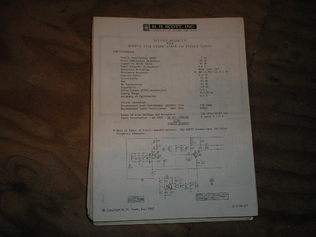 315-B Tuner Service Manual.. 