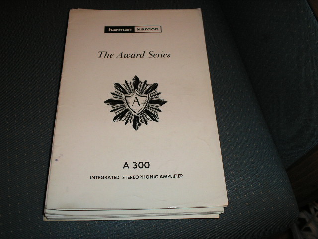 A300 Stereo Amplifier Service Manual with schematic