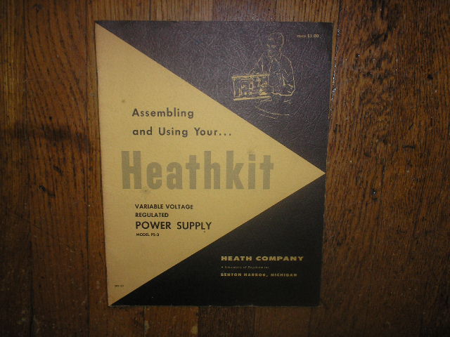 PS-3 Variable Voltage Regulated Power Supply Assembly Service Manual  Heathkit
