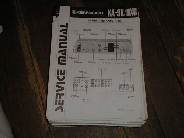 KA-9X KA-9XG Service Manual
