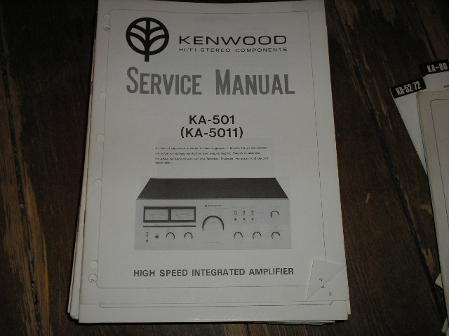 KA-501 KA-5011 Amplifier Service Manual