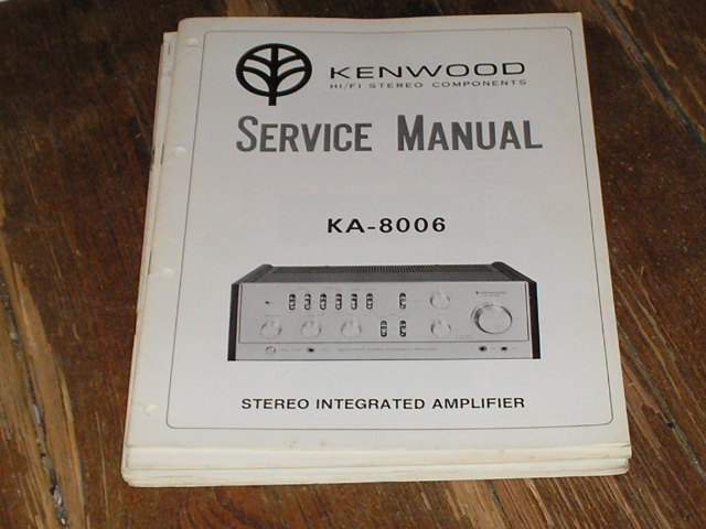 KA-8006 Amplifier Service Manual