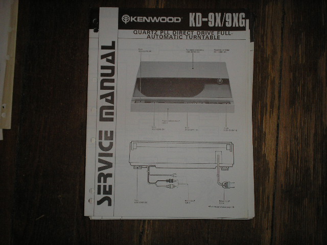 KD-9X Turntable Service Manual  Kenwood