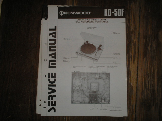 KD-50F Turntable Service Manual  Kenwood