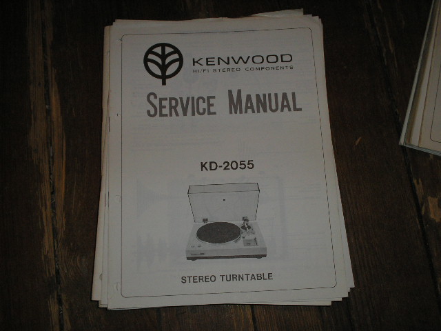 KD-2055 Turntable Service Manual  Kenwood