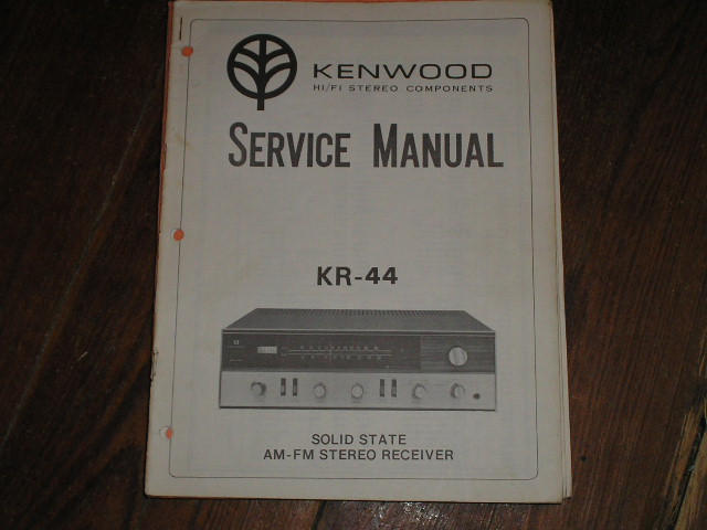 KR-44 Receiver Service Manual  Kenwood