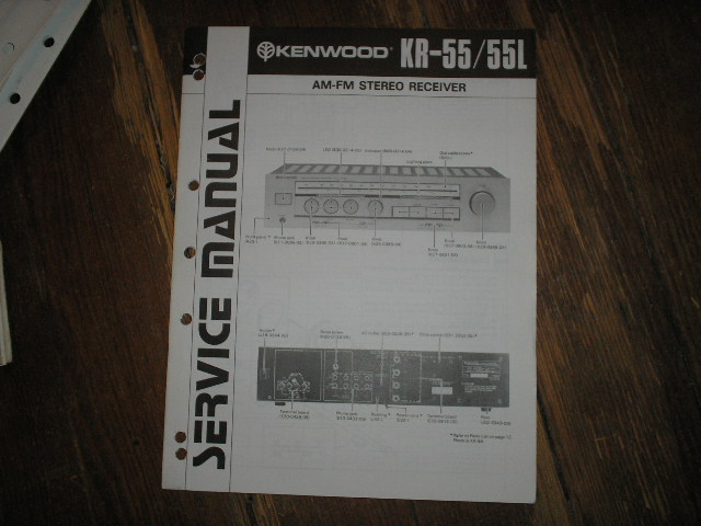 KR-55 KR-55L Receiver Service Manual  Kenwood