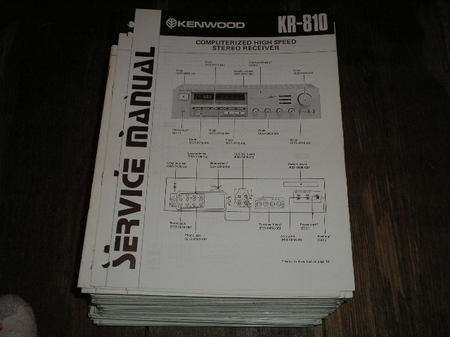 KR-810 Receiver Service Manual
  Kenwood