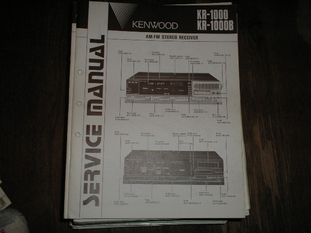 KR-1000 KR-1000B Receiver Service Manual  Kenwood