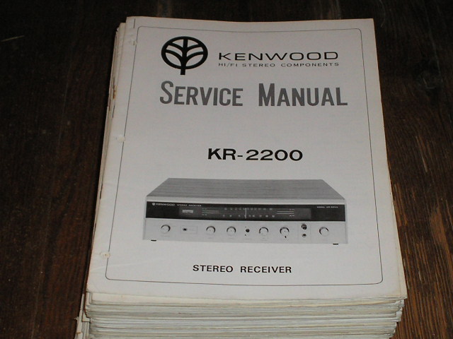 KR-2200 Receiver Service Manual  Kenwood