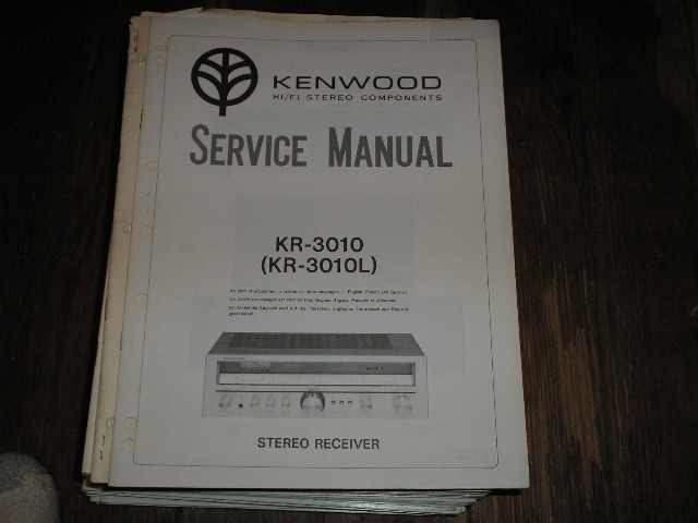 KR-3010 KR-3010L Receiver Service Manual  Kenwood