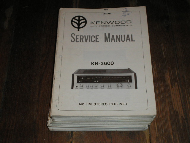 KR-3600 Receiver Service Manual  Kenwood